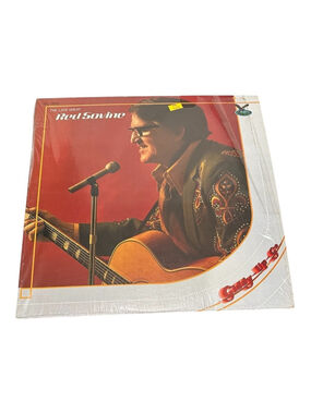 Vintage Red Sovine Vinyl LP Giddy-Up-Go Album 1980 Gusto Country Black